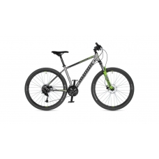 Велосипед AUTHOR (2021) Solution 27.5", колір-сріблястий (салатовий) // салатовий
