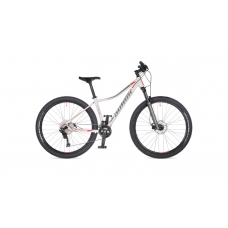 Велосипед AUTHOR (2021) Solution ASL 27.5", колір-білий (сріблястий) // червоний