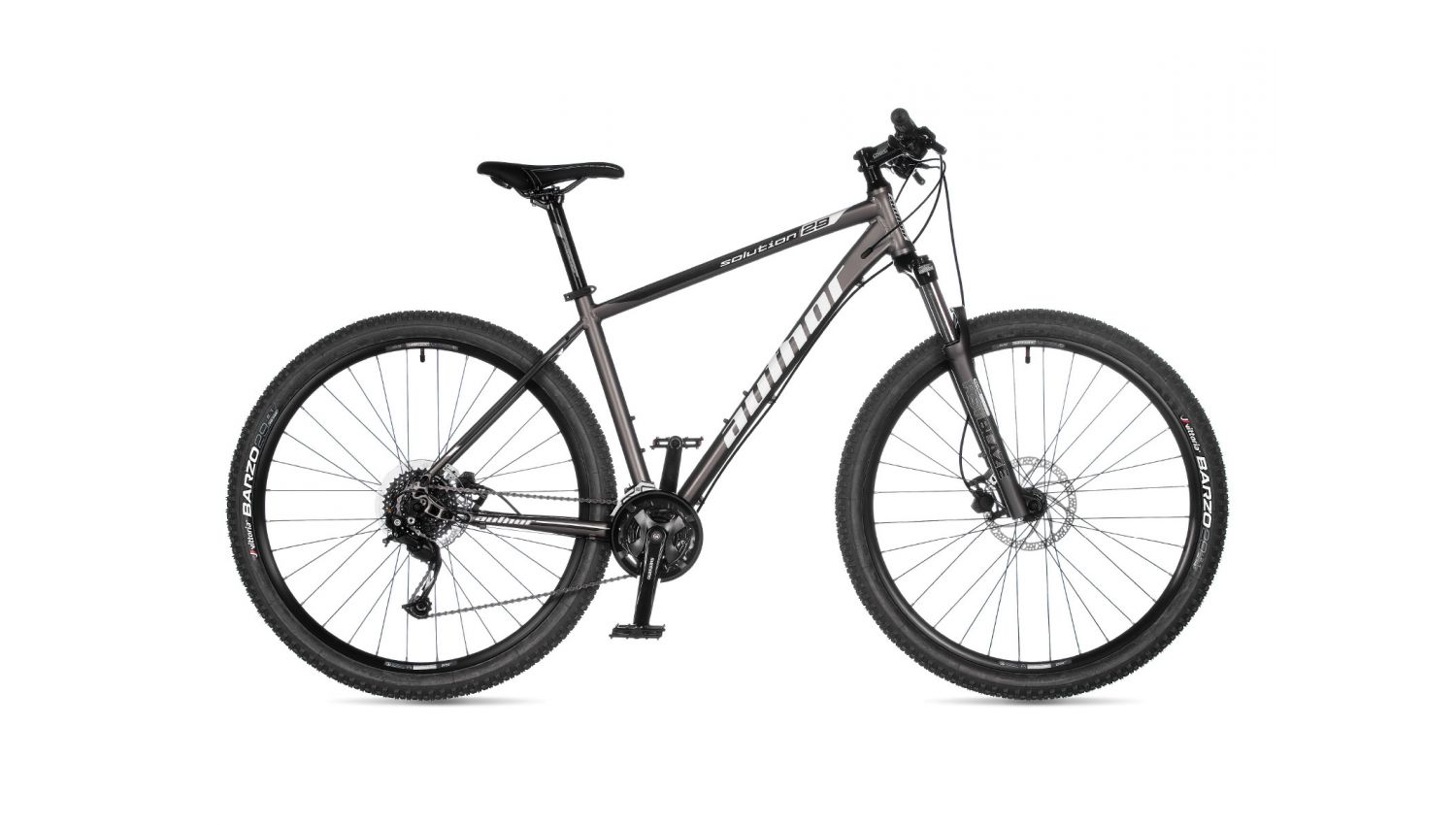 Велосипед AUTHOR (2021) Solution 29", колір-сріблястий (білий) // сріблястий