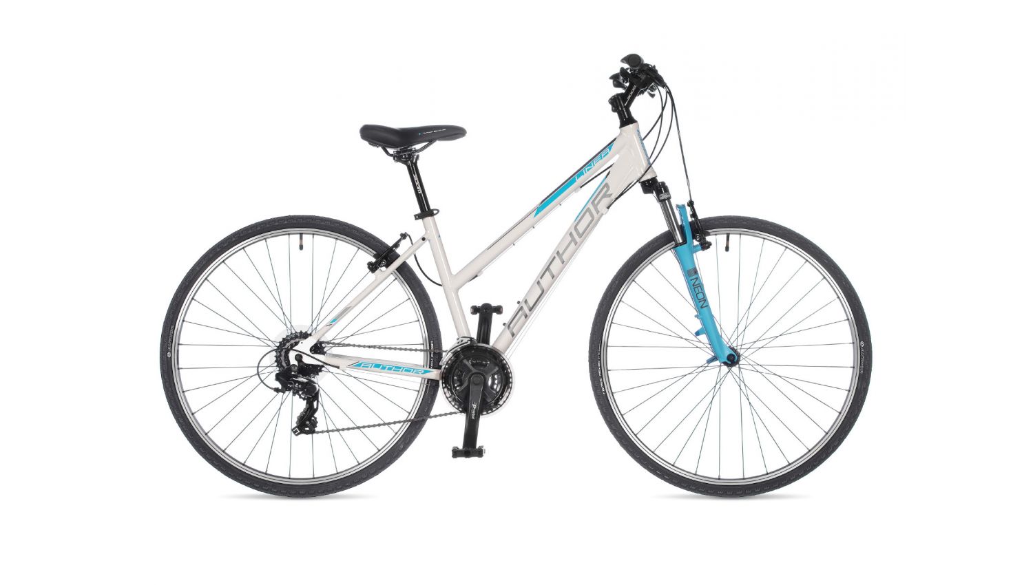 Велосипед AUTHOR (2021) Linea 28", колір-білий // синій